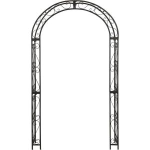 Safavieh Outdoor Collection Pagan Antique White Arch(Rustic Brown)