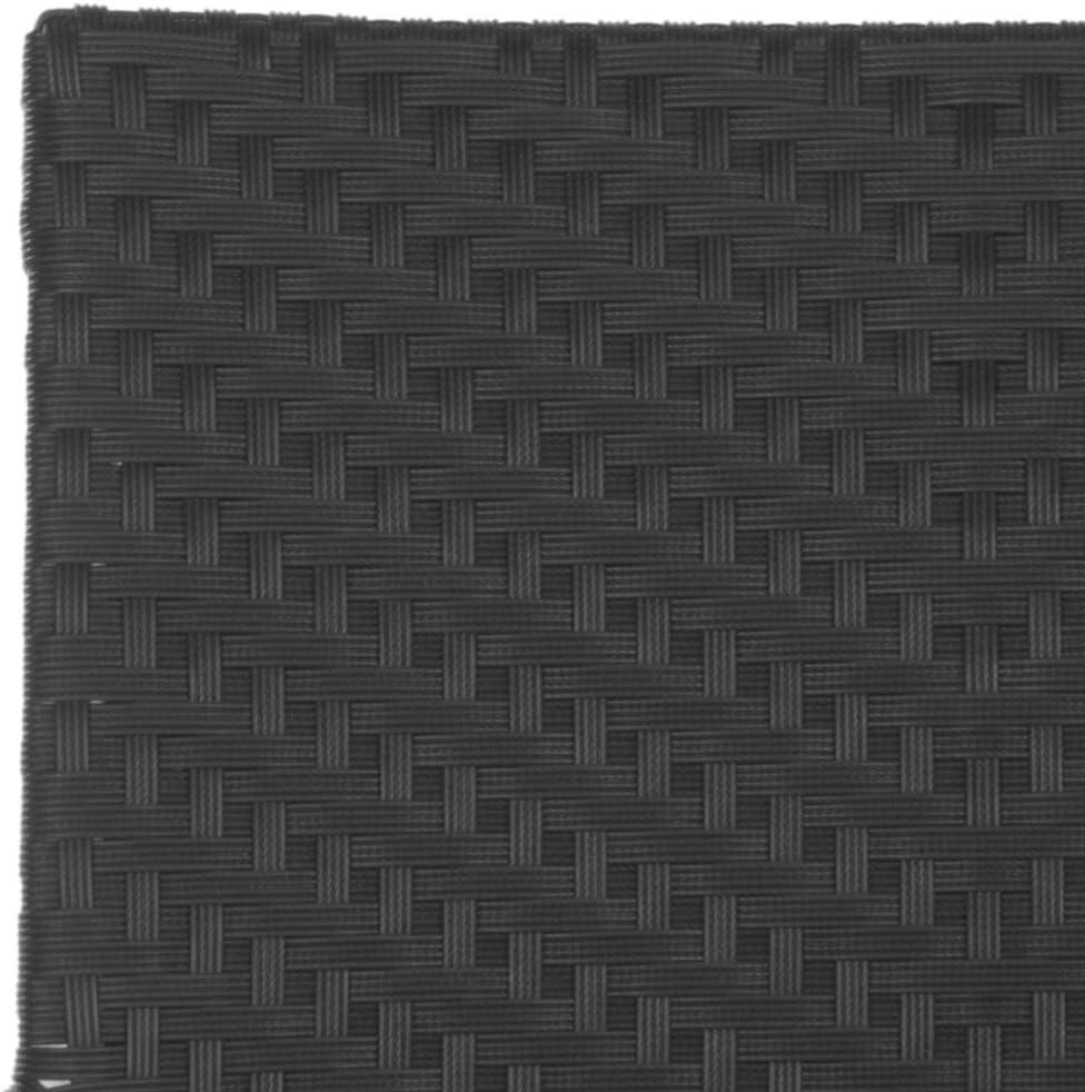 image:imageSAFAVIEH Home Collection Cordova Black IndoorOutdoor Stacking Arm ChairBlack