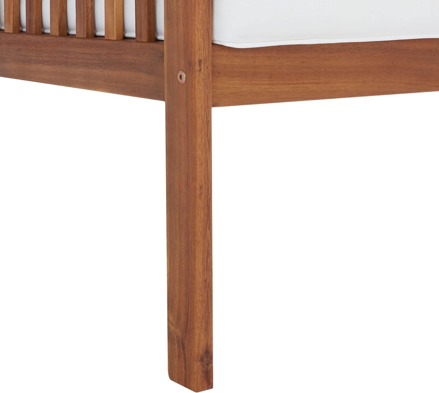 image:imageSAFAVIEH Outdoor Collection Finnick Natural Acacia WoodBeige Cushion BenchNaturalBeige