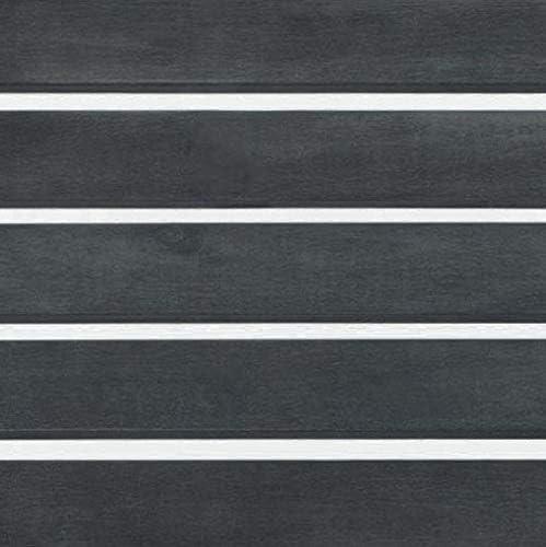 image:imageSAFAVIEH Outdoor Collection Luca Ash Grey Folding BenchDark Slate Gray