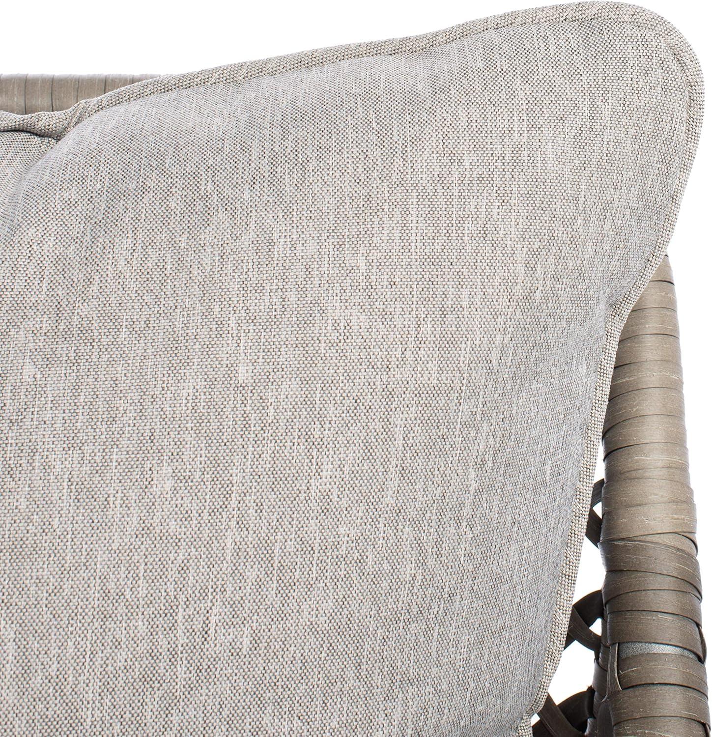 image:imageSAFAVIEH Outdoor Collection Narda Natural GreyGrey Cushion 5Piece Patio Chaise Lounge Set PAT9018B2BXGrey Grey