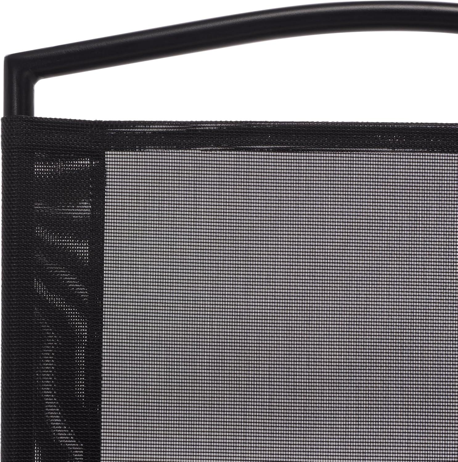 image:imageSAFAVIEH Outdoor Patio Furniture Collection Alvin Folding Chair PAT6900BlackBlack