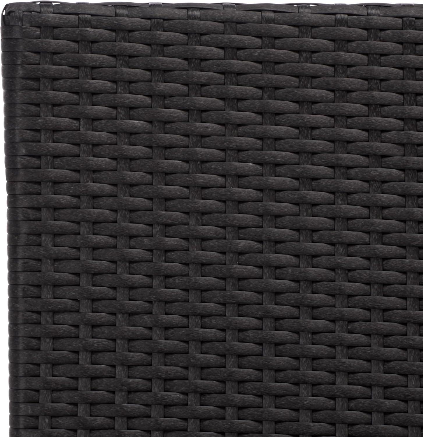 image:imageSAFAVIEH Outdoor Patio Furniture Collection Simon Textilene Folding Chair PAT6901BlackBlack