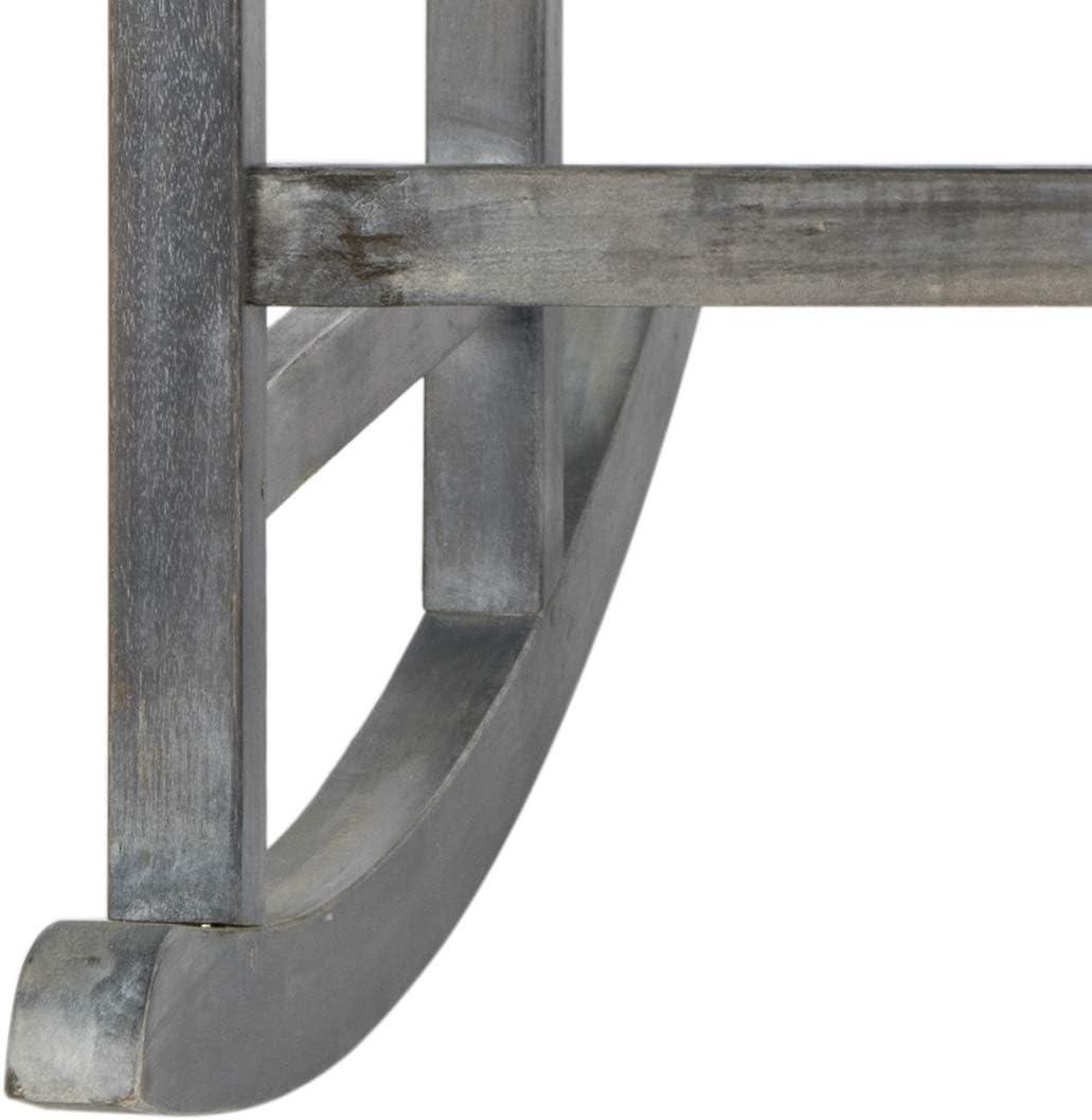 image:imageSAFAVIEH PAT6707K Outdoor Collection Barstow Dark Slate Gray Rocking ChairAsh Grey