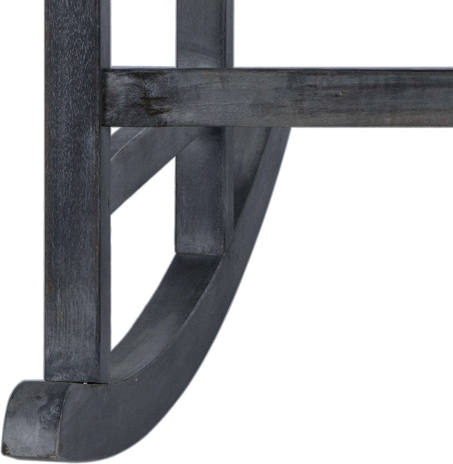 image:imageSAFAVIEH PAT6707K Outdoor Collection Barstow Dark Slate Gray Rocking ChairAsh Grey