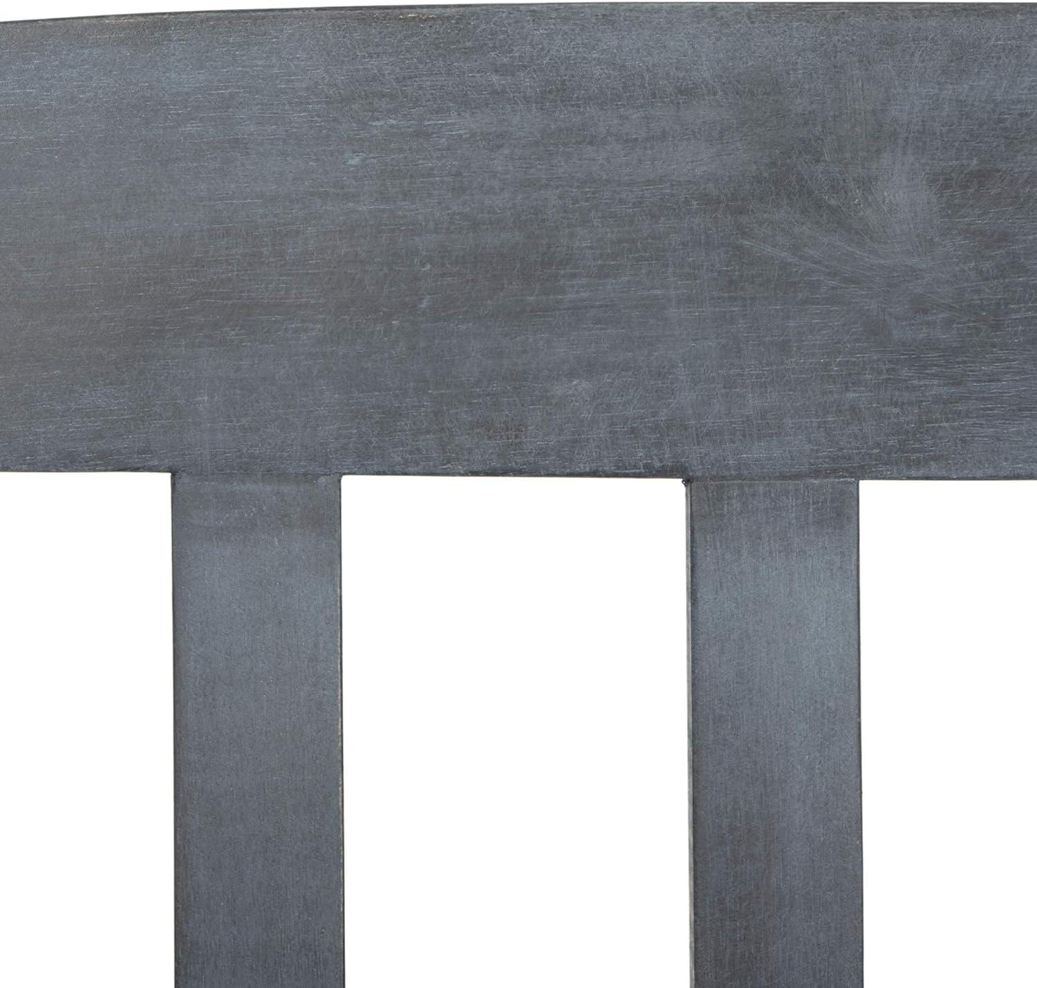 image:imageSAFAVIEH PAT6742A Outdoor Collection Porterville 2 Seat BenchAsh Grey