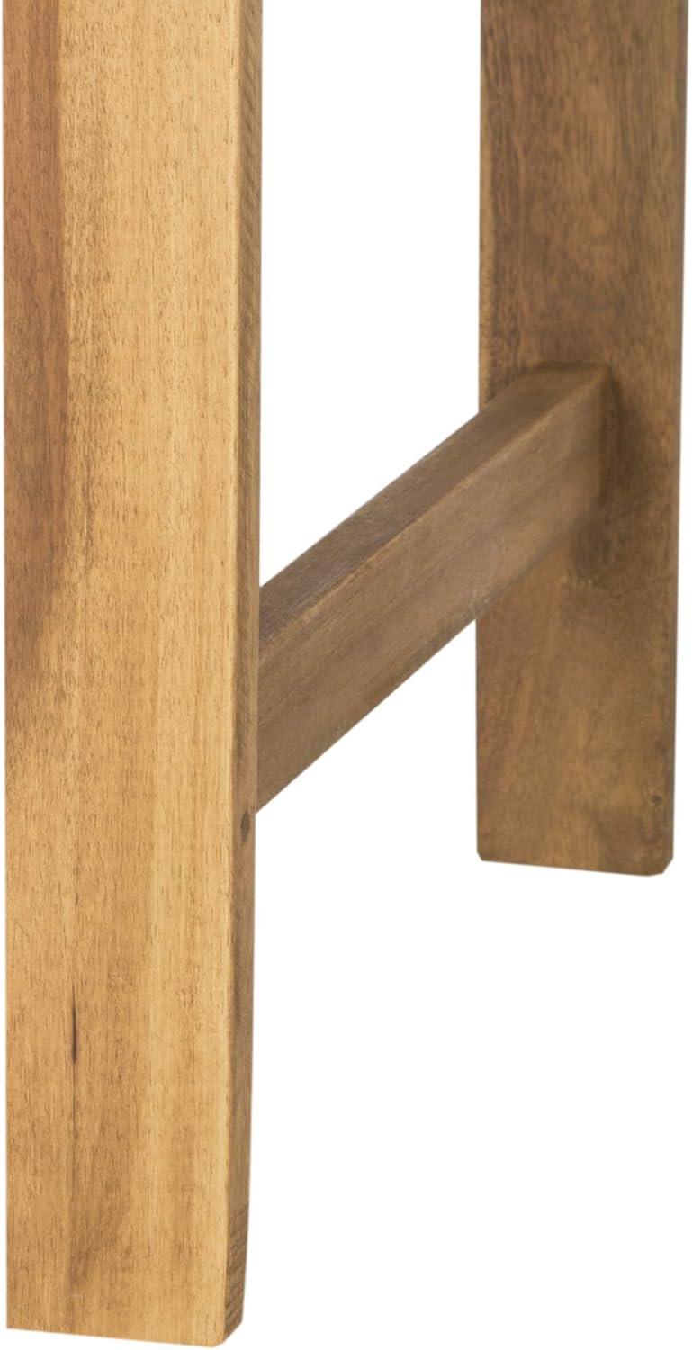 image:imageSAFAVIEH PAT6742A Outdoor Collection Porterville 2 Seat BenchNatural