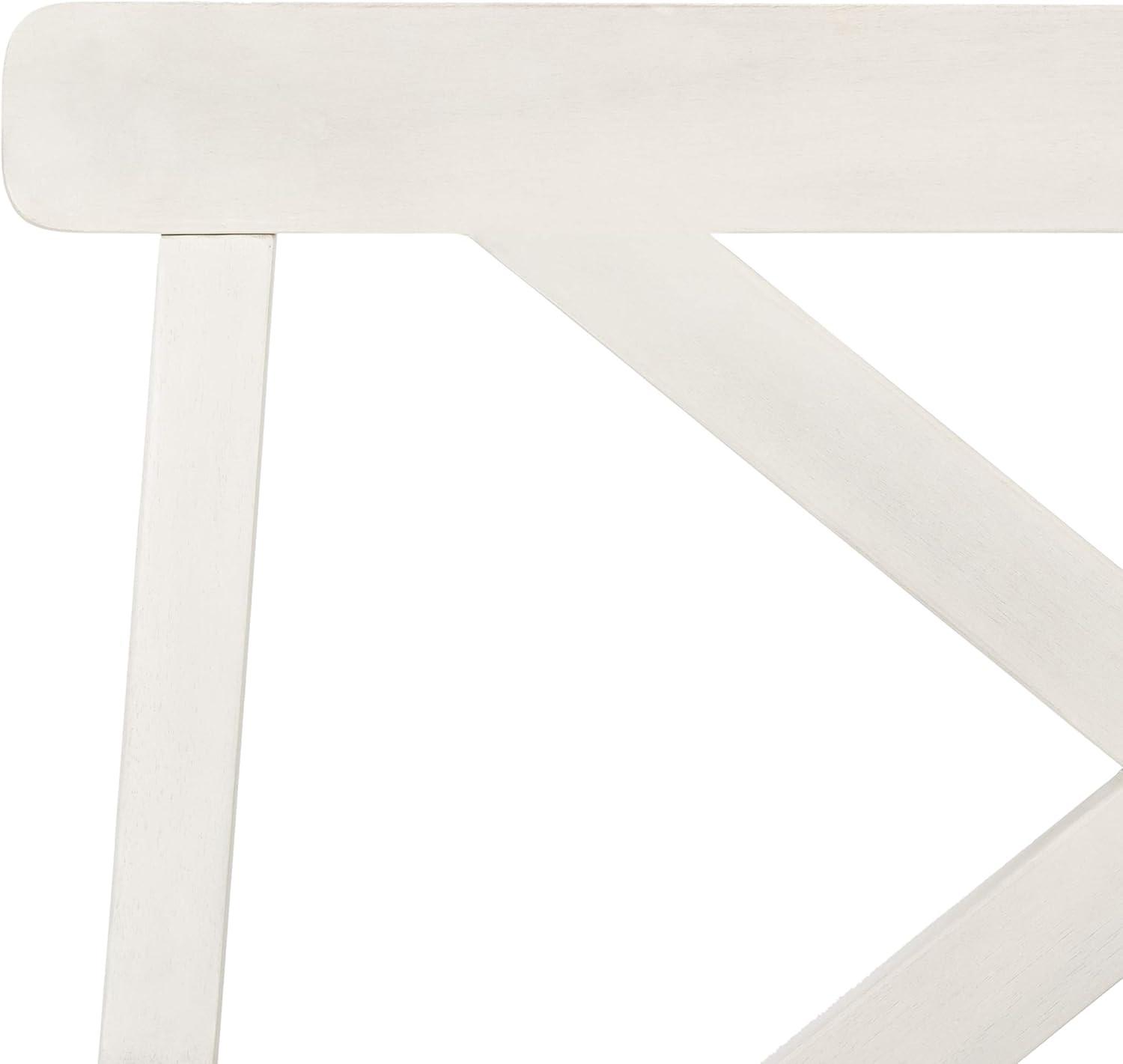 image:imageSAFAVIEH PAT6744A Collection Mayer Black 4921 Outdoor BenchWhite