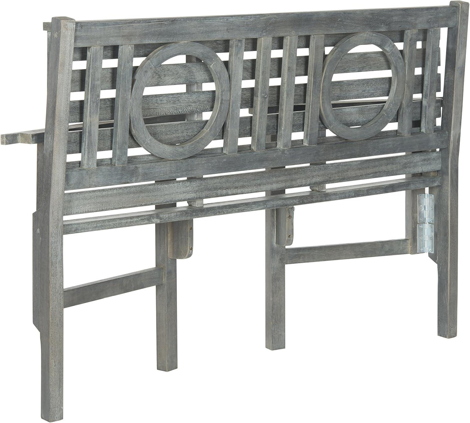 image:imageSafavieh Outdoor Living Collection Piedmont Folding BenchAsh Grey