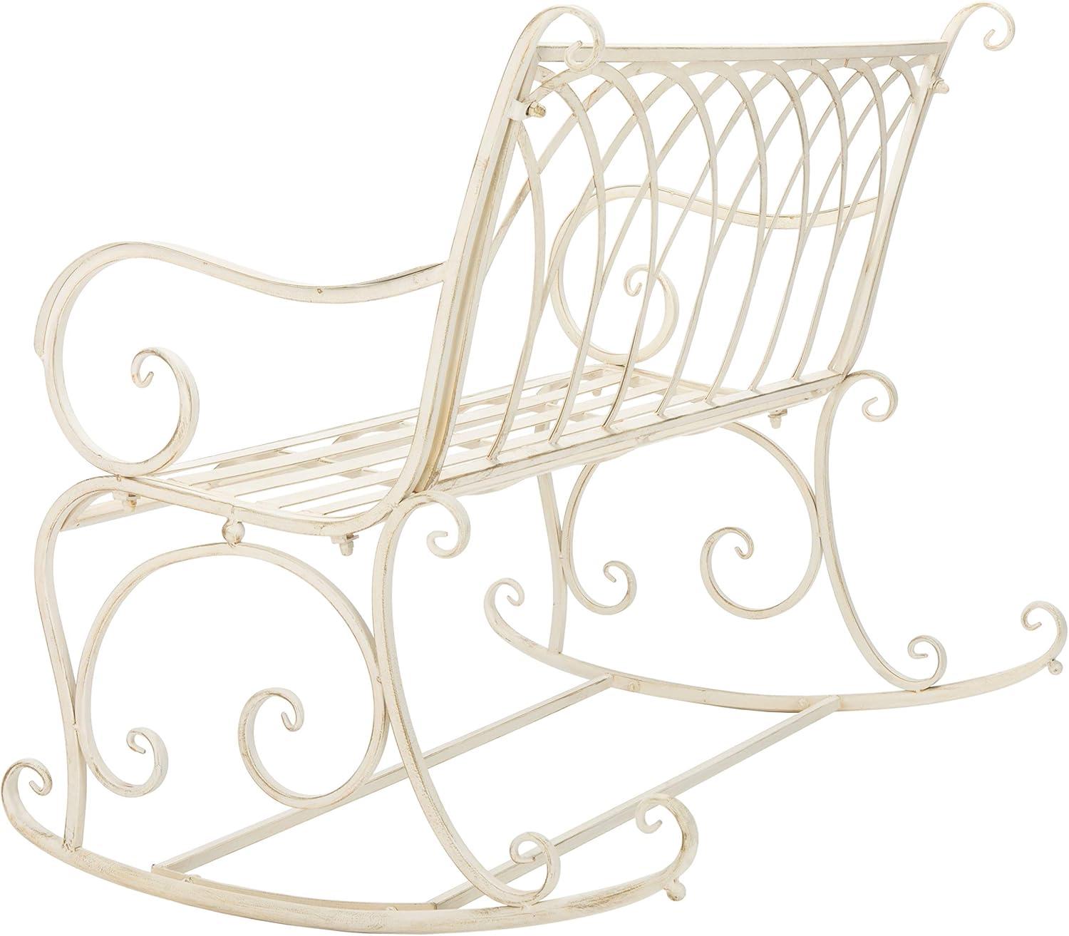 image:imageSafavieh PAT5021A Outdoor Collection Ressi Pearl White Rock BenchPearl White