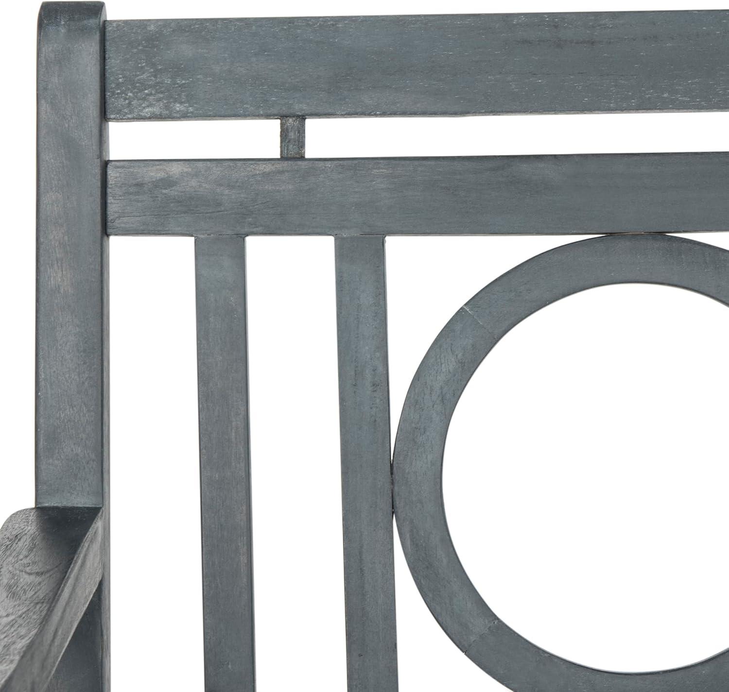 image:imageSafavieh PAT6736A Outdoor Collection Montclair 3 Seat BenchAsh Grey Beige
