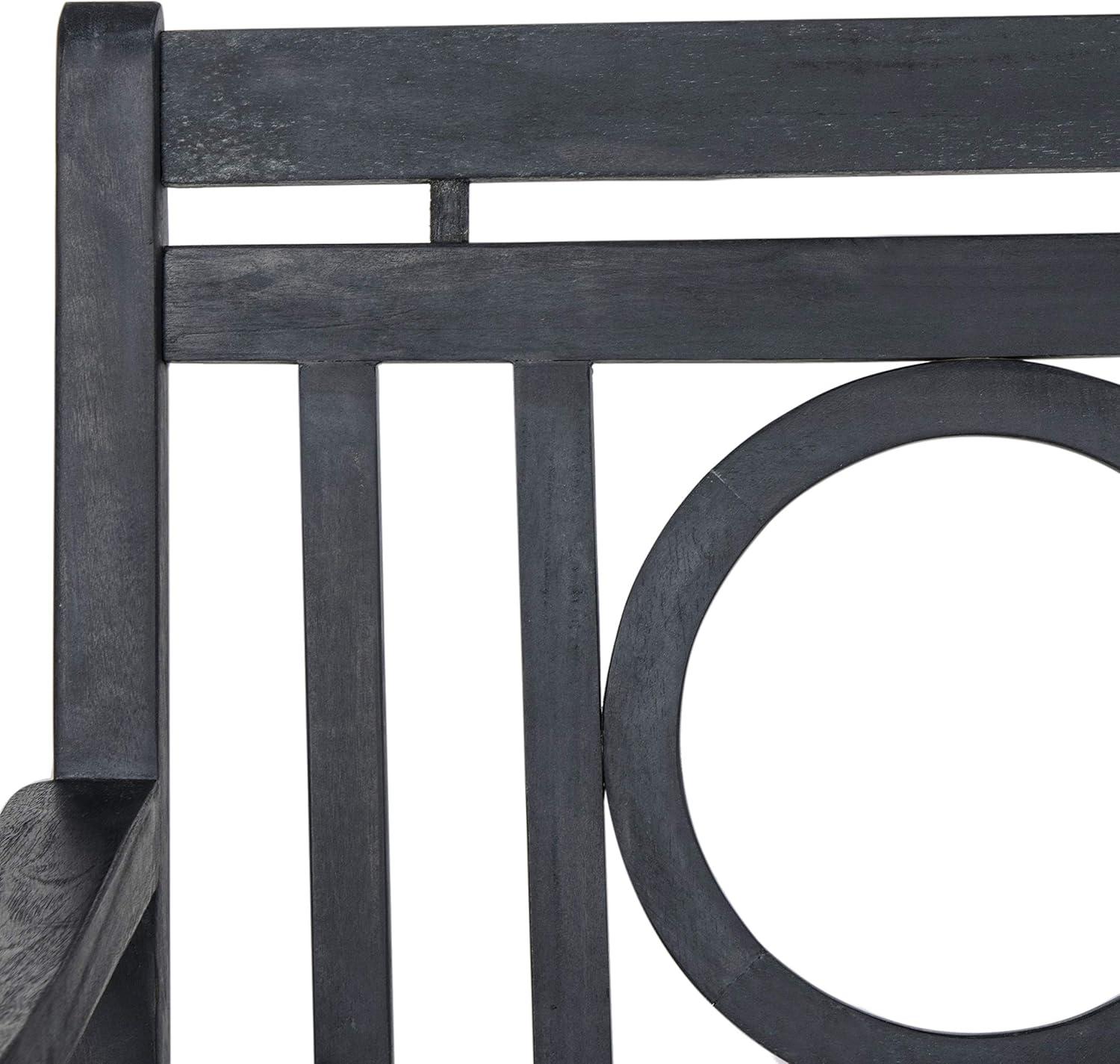 image:imageSafavieh PAT6736A Outdoor Collection Montclair 3 Seat BenchAsh Grey Beige