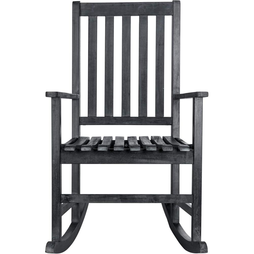image:imageSAFAVIEH PAT6707K Outdoor Collection Barstow Dark Slate Gray Rocking ChairDark Slate Gray