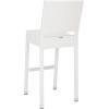 SAFAVIEH FOX5201C Collection Bethel Indoor/Outdoor Bar Stool, White(White)