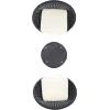 SAFAVIEH Outdoor Collection Merami Black Rattan/Beige Cushion 3-Piece Patio Lounge Bistro Set (PAT9017A)