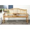 SAFAVIEH Outdoor Collection Mischa Natural Brown Bench(Natural)