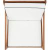 SAFAVIEH Outdoor Collection Vernon Natural/Beige Cushion with Black Piping Rocking Chair(Natural/Beige)