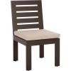SAFAVIEH Outdoor Patio Furniture Collection – Fash Dining Chair, Fully Assembled Modern Outdoor Seating (PAT7551)(Brown/Taupe)