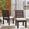 SAFAVIEH Outdoor Patio Furniture Collection – Fash Dining Chair, Fully Assembled Modern Outdoor Seating (PAT7551)(Brown/Taupe)