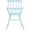 SAFAVIEH PAT3001A-SET2 Outdoor Clifton Matte White Spindle Back(Blue)