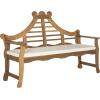 SAFAVIEH PAT6741A Outdoor Collection Azusa Bench(Natural / Beige)