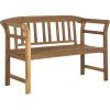 SAFAVIEH PAT6742A Outdoor Collection Porterville 2 Seat Bench(Natural)