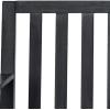 SAFAVIEH Patio Collection Edwin Adirondack Acacia Wood Bench(Dark Slate Gray)