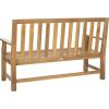 SAFAVIEH Patio Collection Edwin Adirondack Acacia Wood Bench(Natural)