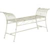 Safavieh Outdoor Collection Hadley Antique White Bench(Antique White)