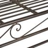 Safavieh Outdoor Collection Hadley Antique White Bench(Rustic Brown)