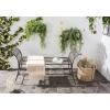 Safavieh Outdoor Collection Hadley Antique White Bench(Rustic Brown)
