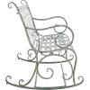 Safavieh PAT5021A Outdoor Collection Ressi Pearl White Rock Bench(Antique Dark Green)