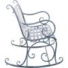 Safavieh PAT5021A Outdoor Collection Ressi Pearl White Rock Bench(Mossy Blue)