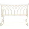 Safavieh PAT5021A Outdoor Collection Ressi Pearl White Rock Bench(Pearl White)