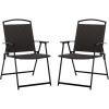 SAFAVIEH Outdoor Patio Furniture Collection – Dory Rattan Weave Folding Chair (PAT6902)(Black/Grey)
