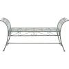 Safavieh Outdoor Collection Hadley Antique White Bench(Antique Dark Green)