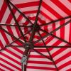 SAFAVIEH Outdoor Athens 11-Foot Round Crank UV Protected Umbrella(Red)