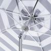 Safavieh Outdoor Collection Iris Fashion Line Auto Tilt 9-inch Umbrella(Black/White)