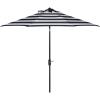 Safavieh Outdoor Collection Iris Fashion Line Auto Tilt 9-inch Umbrella(Navy/Off White)