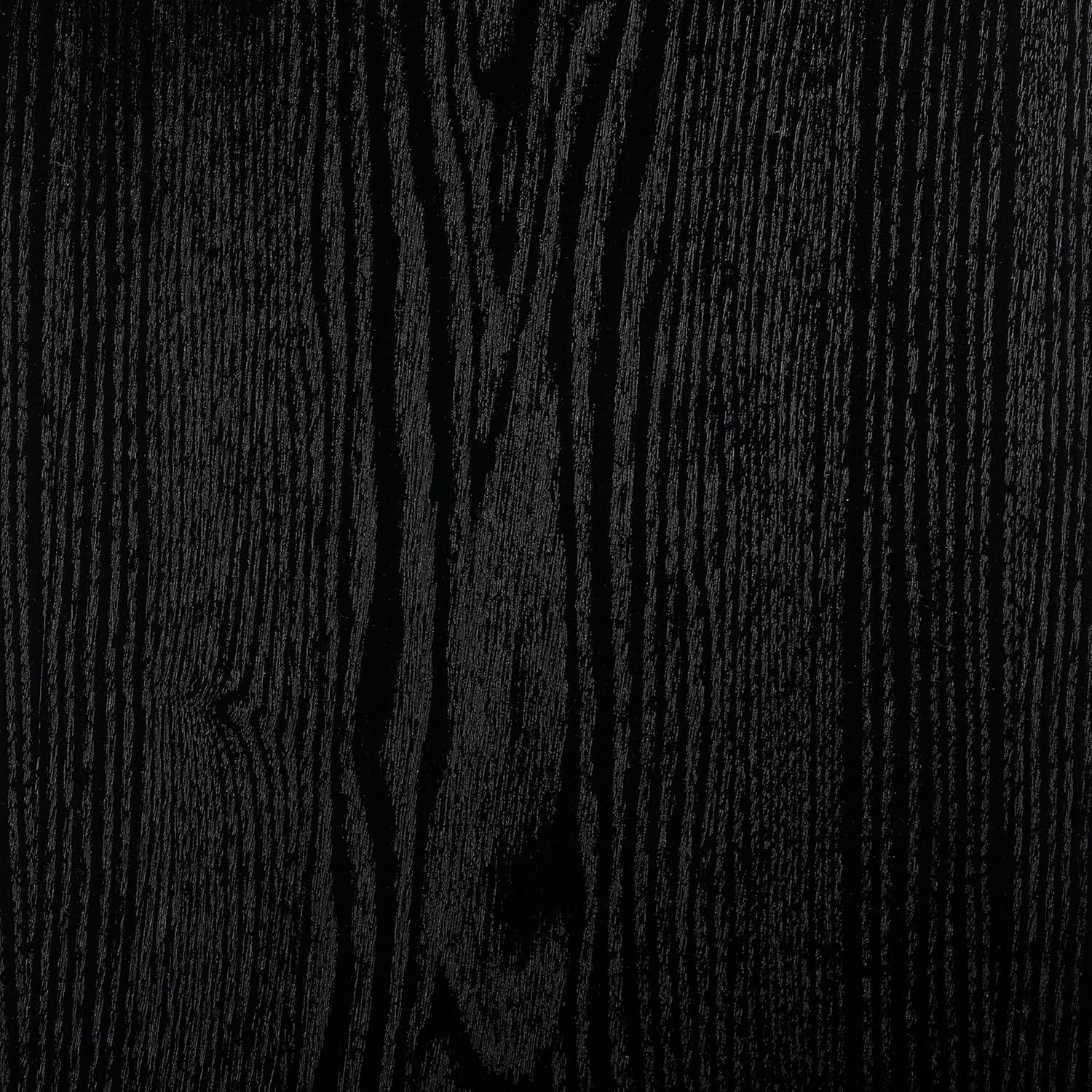 image:imageSAFAVIEH Home Collection Danez Faux Marble TopNatural Cane Round Dining TableBlackNatural