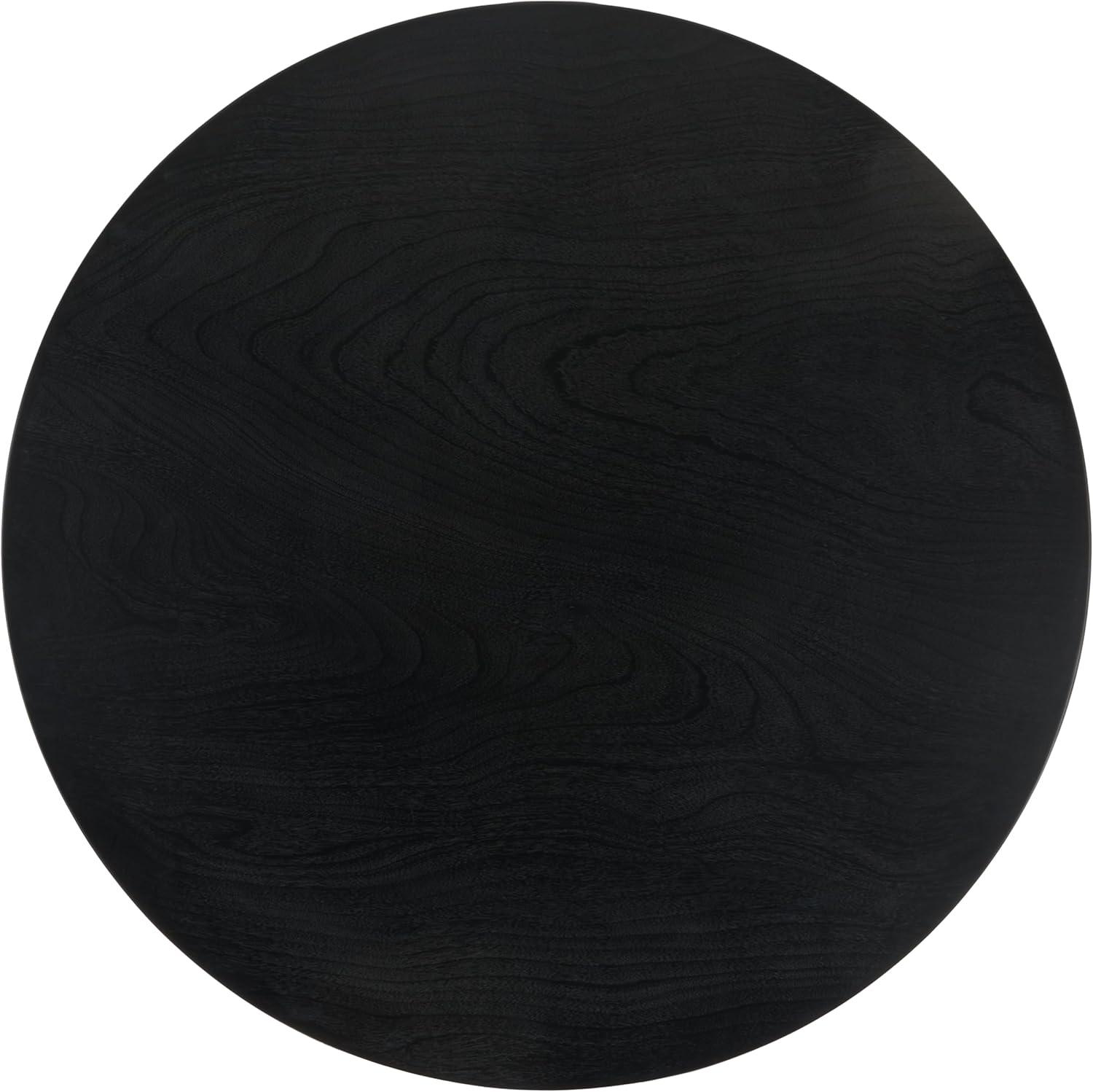 image:imageSAFAVIEH Home Collection Nicolai Matte Black Round Dining Room Table DTB1405AMatte Black