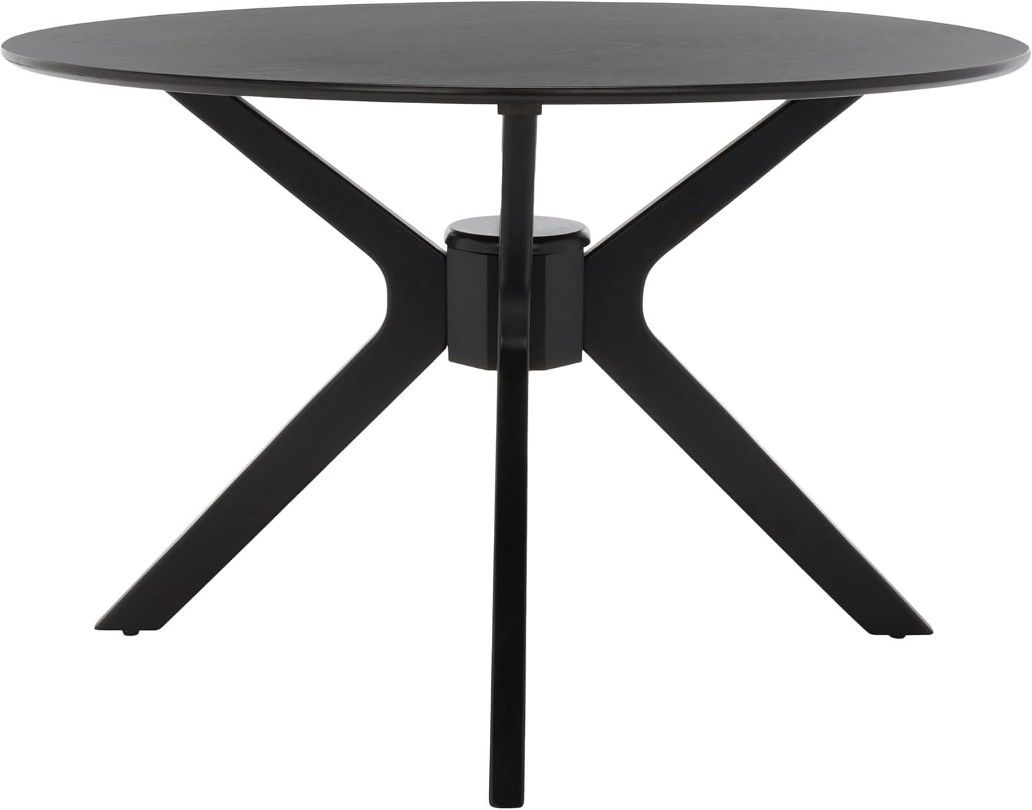 image:imageSAFAVIEH Home Collection Nicolai Matte Black Round Dining Room Table DTB1405AMatte Black