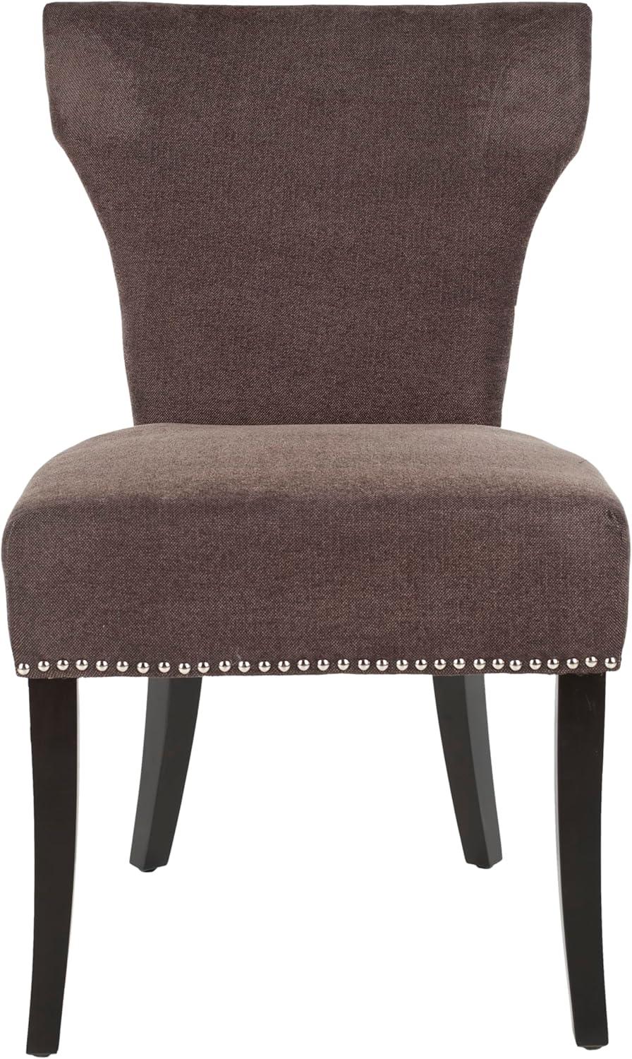image:imageSafavieh Mercer Collection Carter Black Leather Dining Chair Set of 2Brown