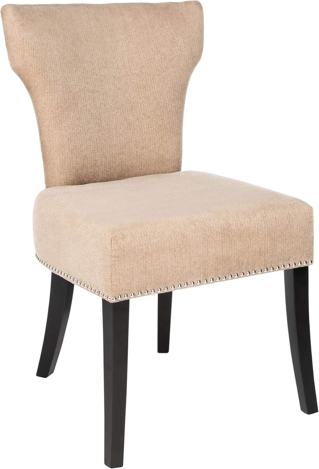 image:imageSafavieh Mercer Collection Carter Black Leather Dining Chair Set of 2White