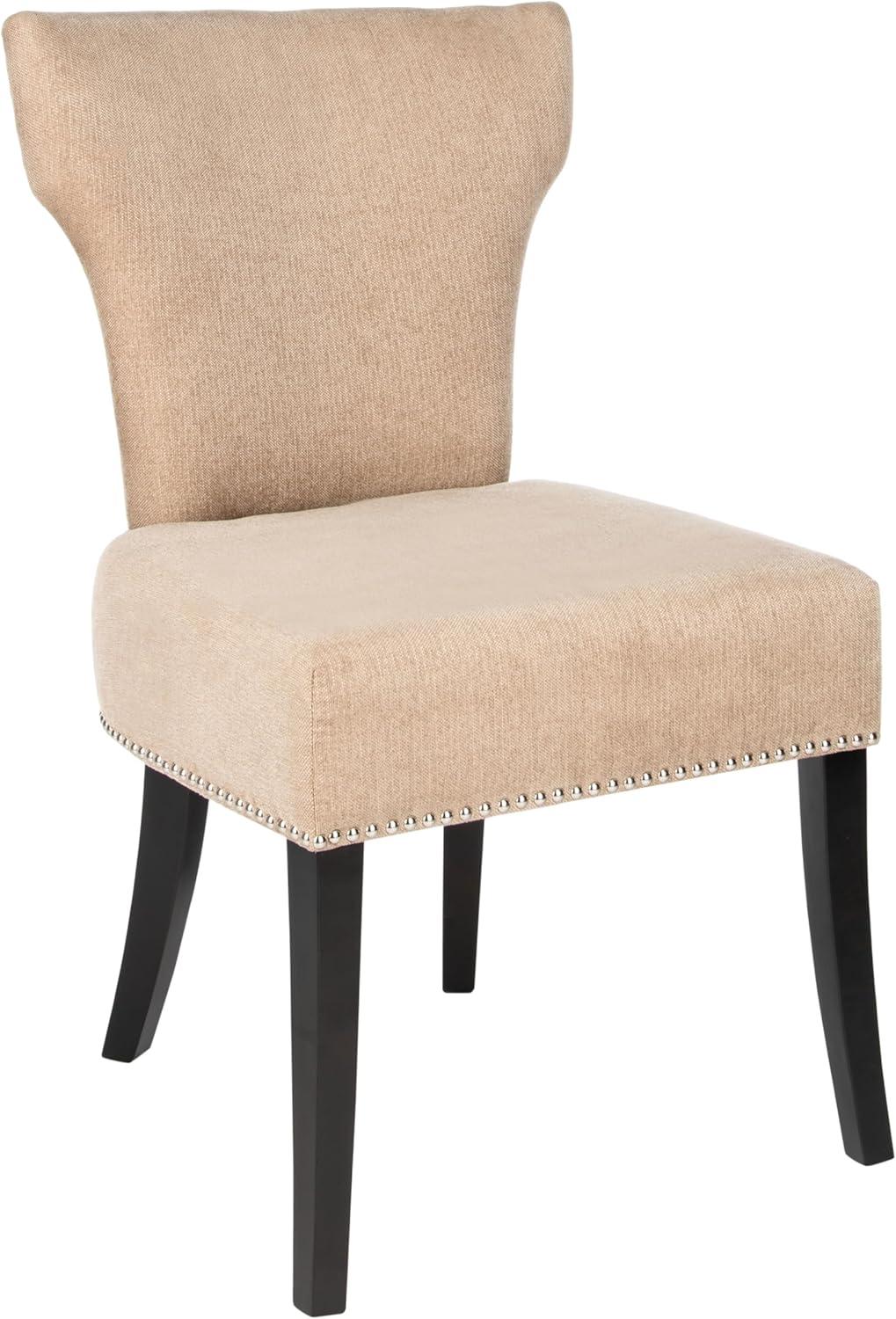 image:imageSafavieh Mercer Collection Carter Black Leather Dining Chair Set of 2White