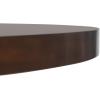 SAFAVIEH Couture Collection Luis Medium Oak Round Dining Table(Dark Brown)