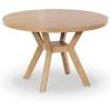 SAFAVIEH Couture Collection Luis Medium Oak Round Dining Table(Natural)