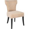Safavieh Mercer Collection Carter Black Leather Dining Chair, Set of 2(White)