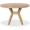 SAFAVIEH Couture Collection Luis Medium Oak Round Dining Table(Natural)