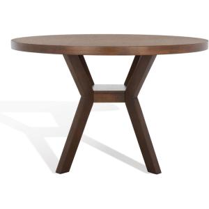 SAFAVIEH Couture Collection Luis Medium Oak Round Dining Table(Medium Oak)